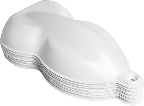 Speed Shapes 10 Pack Plastic Car Models for Auto Paint Display, Wrap and Tint Sample Display | MADE IN USA White, Standard