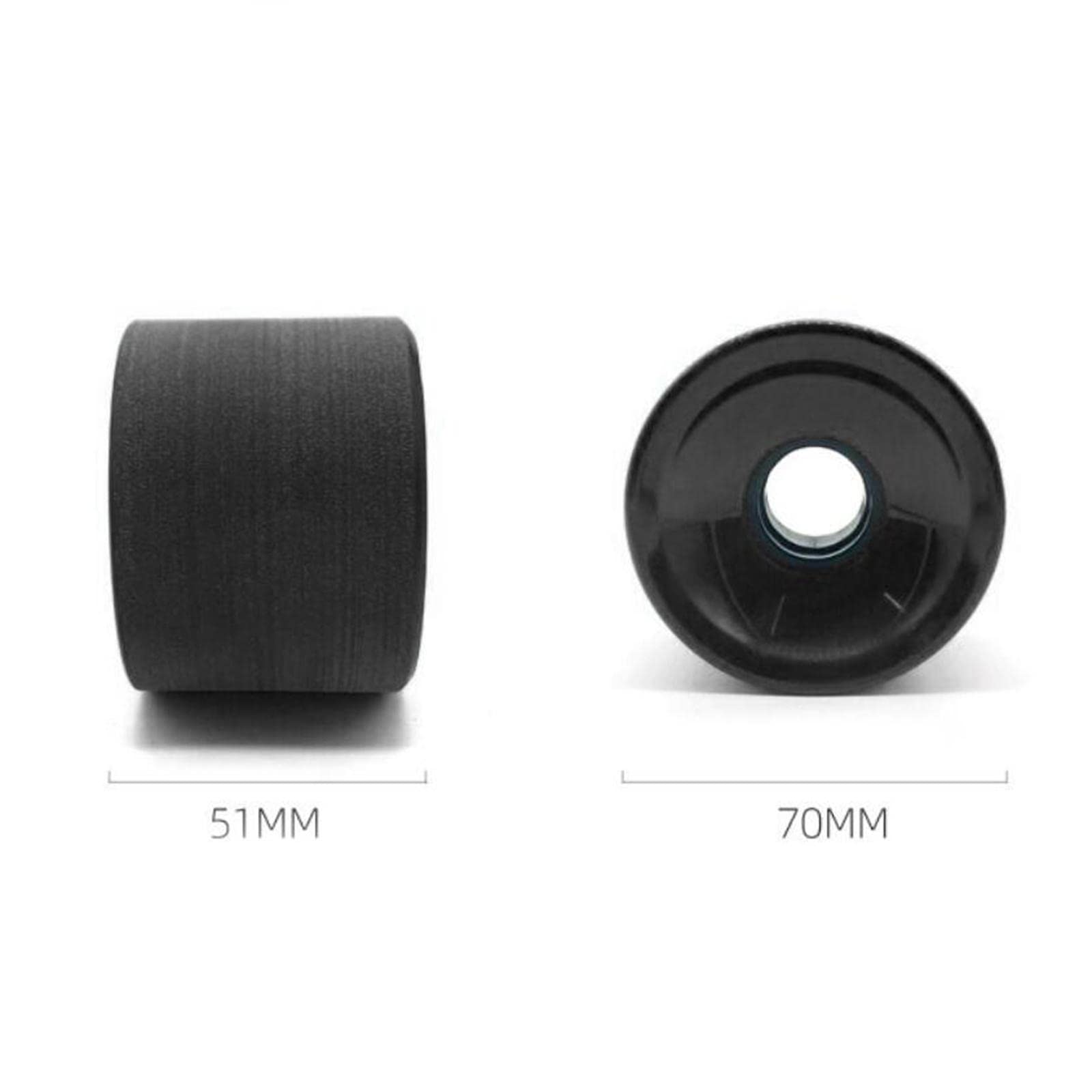 4er Pack 70 Mm Longboard PU Räder, Ersatz Skateboard, 78A Härte, Räder, Cruising Rad, äußere Abdeckung