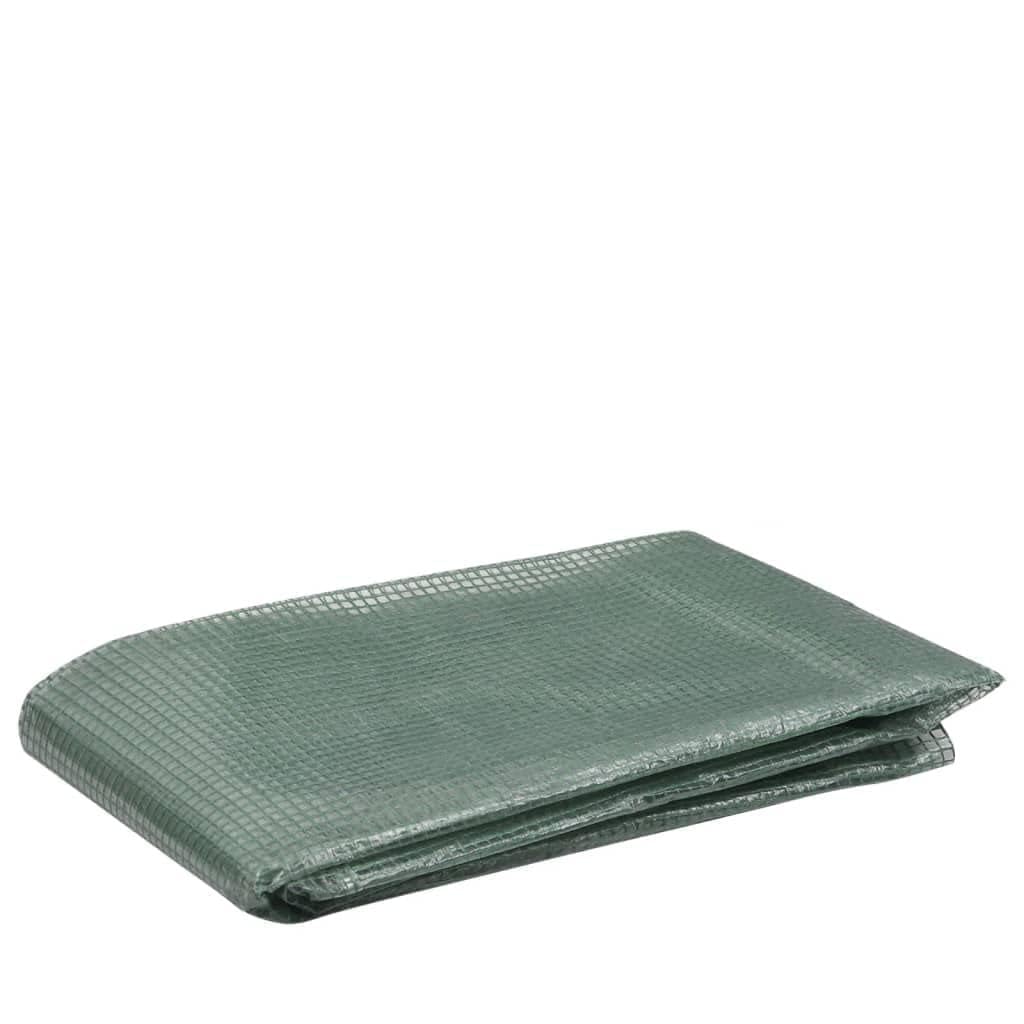 Telo di ricambio per serra, 50 x 100 x 190 cm, verde, per prato e giardino, giardinaggio
