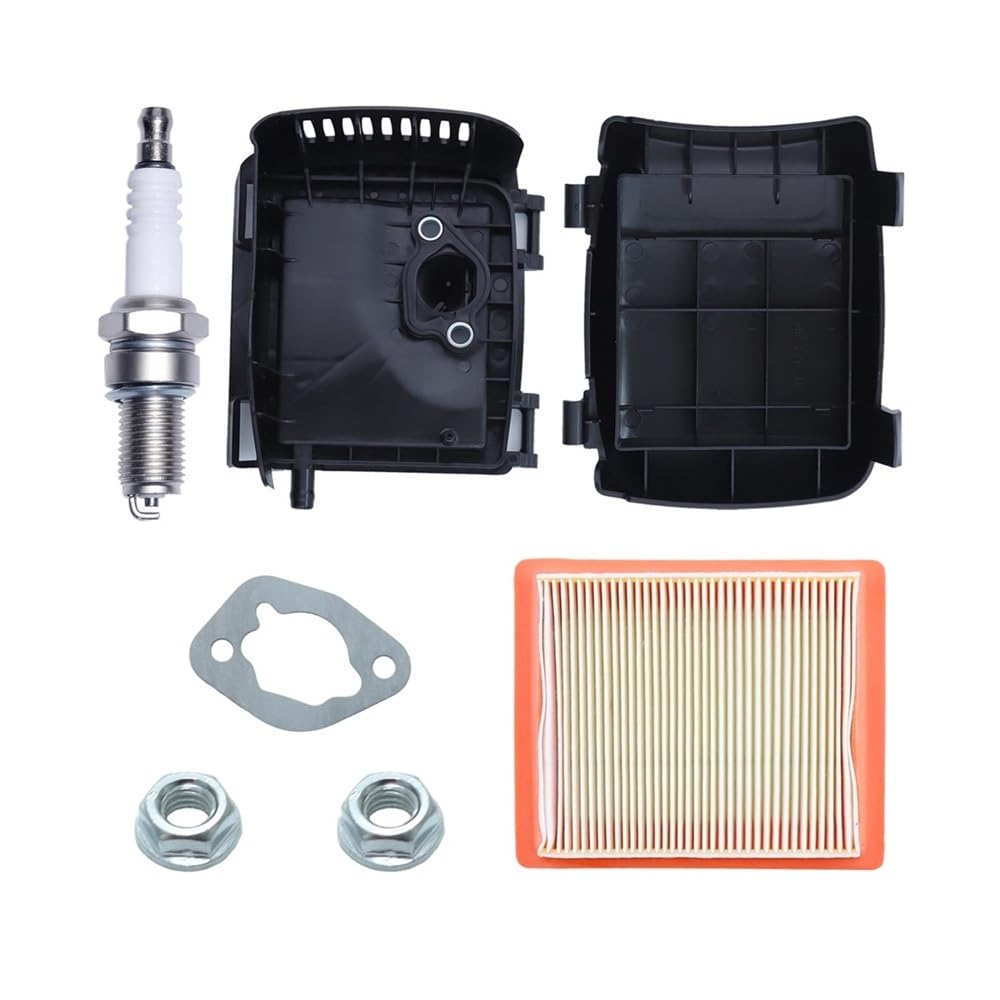 14 743 03-S Kit de Base de Cubierta de Filtro de Aire XT650 XT675 Motor Apto for cortacésped de 22" con bujía