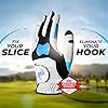 ME AND MY GOLF True Grip Training Golf Glove - Perfect Grip Every Swing (Medium-Large, Left Hand (for Right-Handed Golfers))
