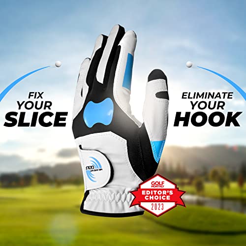 ME AND MY GOLF True Grip Training Golf Glove - Perfect Grip Every Swing (Small-Medium, Left Hand (for Right-Handed Golfers))
