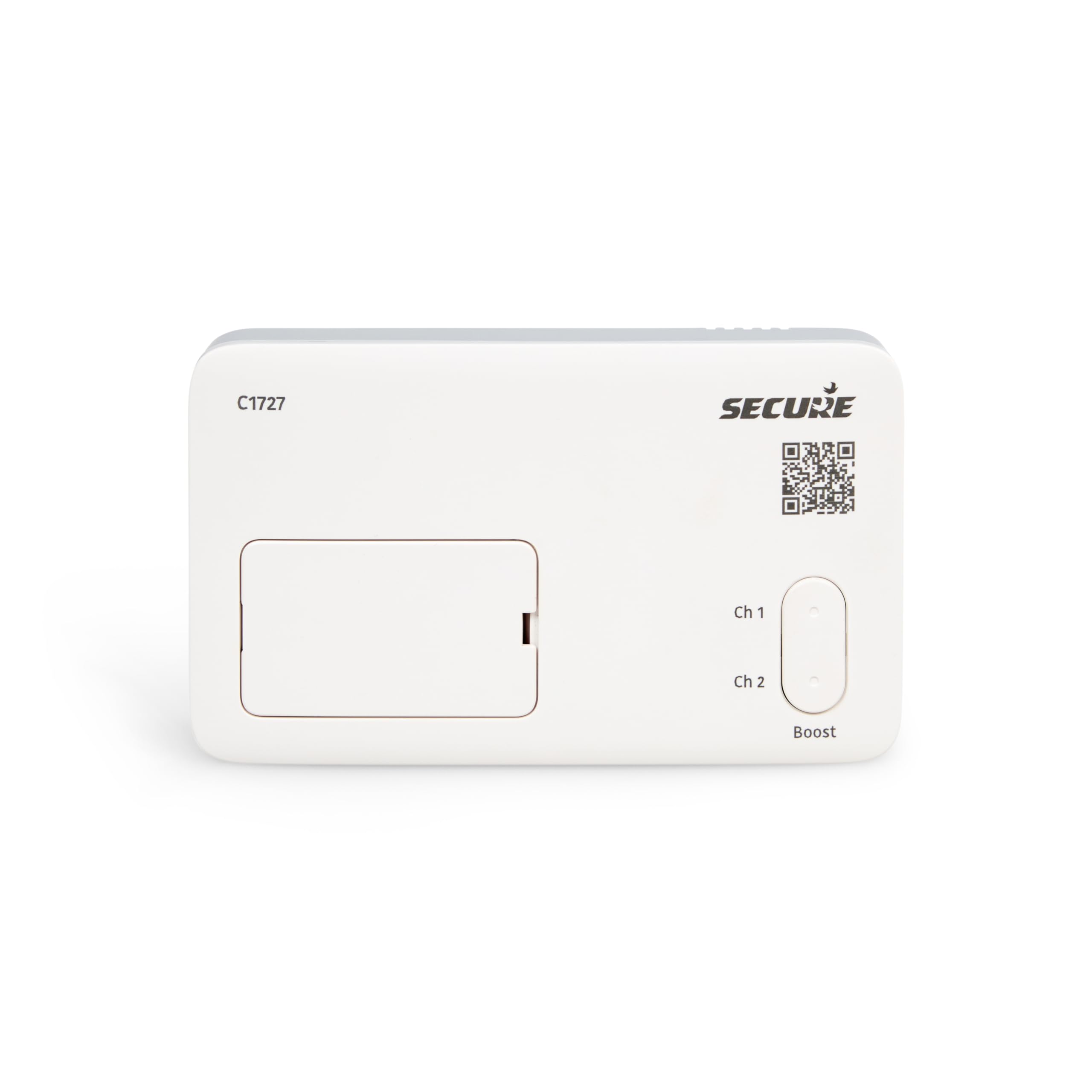 Secure C1727 2-kanałowy programowalny termostat pokojowy, bezpośredni zamiennik dla Horstmann CentaurPlus ServicePlus Thermoplus programowanie Bluetooth z inteligentną opcją dodatku WIFI, sterowany