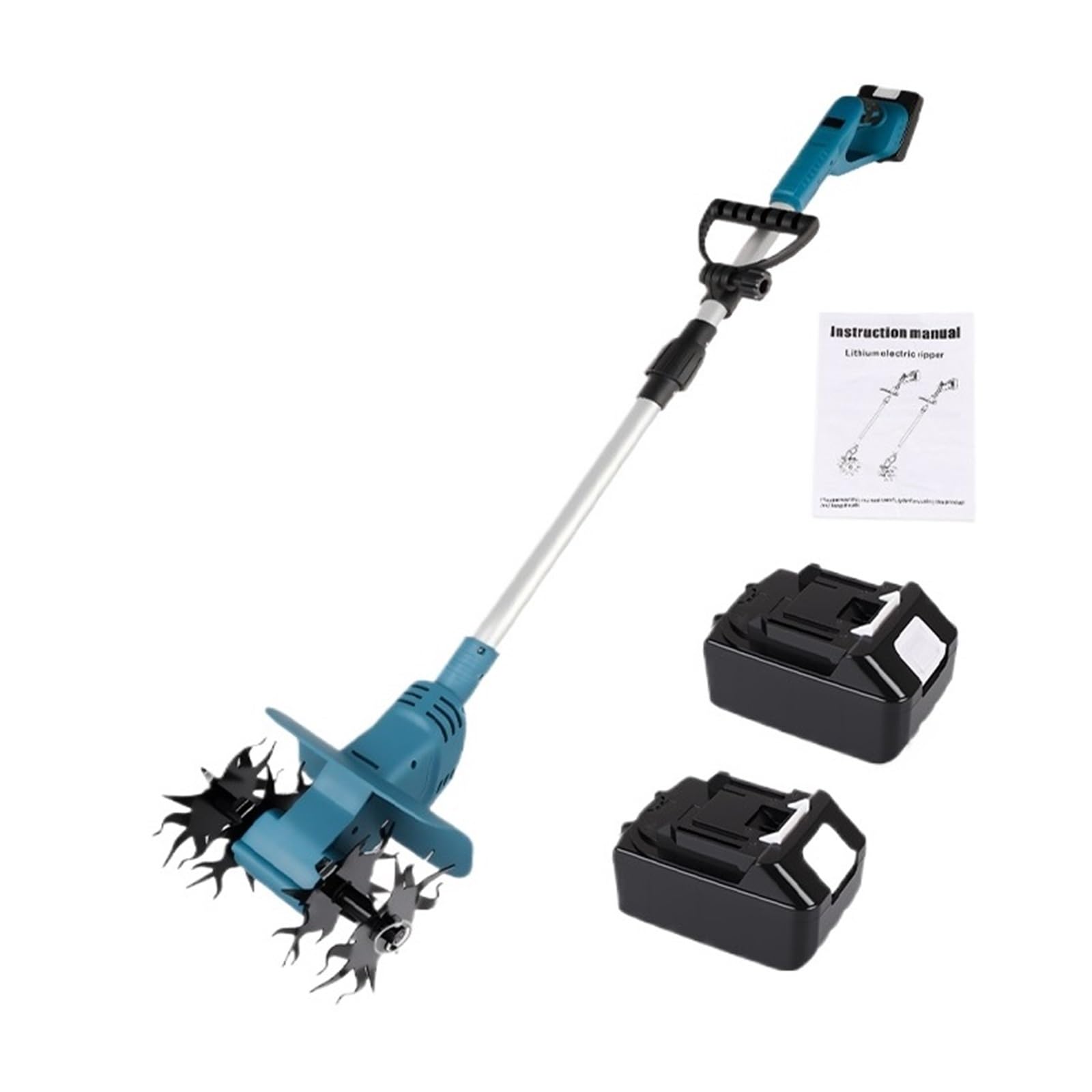 Motocultor Sin Escobillas De 330 RPM, Herramienta Eléctrica Inalámbrica For Césped Y Jardín, Torneado Suelo For Batería 21V Tarea Potente