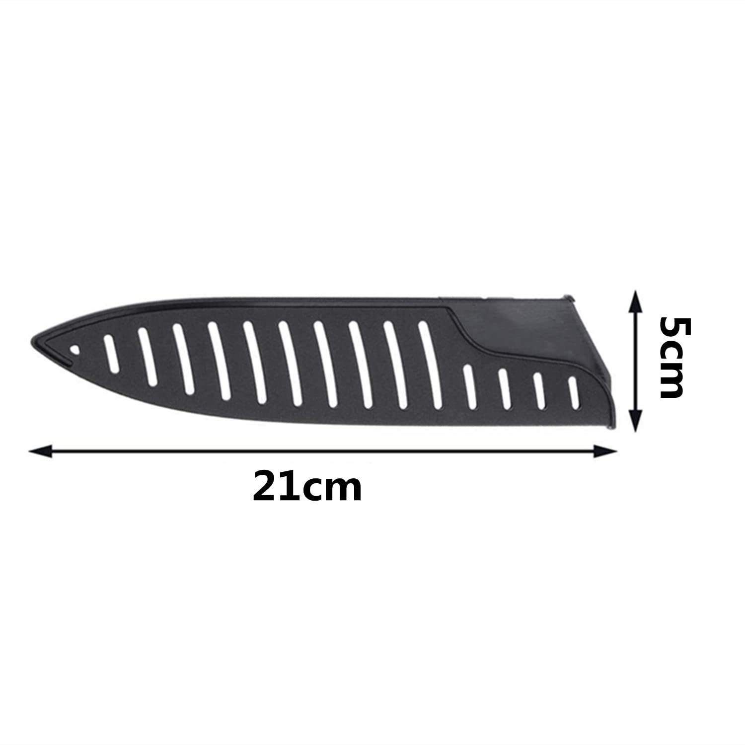 Sourcing Map 10 Protezioni Per Bordi Coltelli In Plastica - Universali 20,5 Cm - Per Coltelli Da Cucina, Chef E Da Frutta