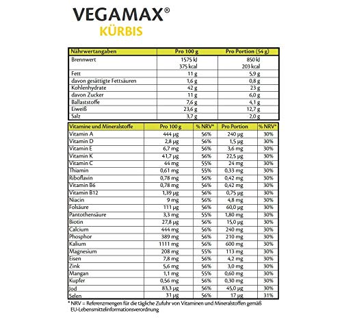 NutraLinea Vegamax Veganistische maaltijd op basis van lupinen, eiwitbasis, als soep, pap of drankje met vitaminen en… - Afbeelding 4