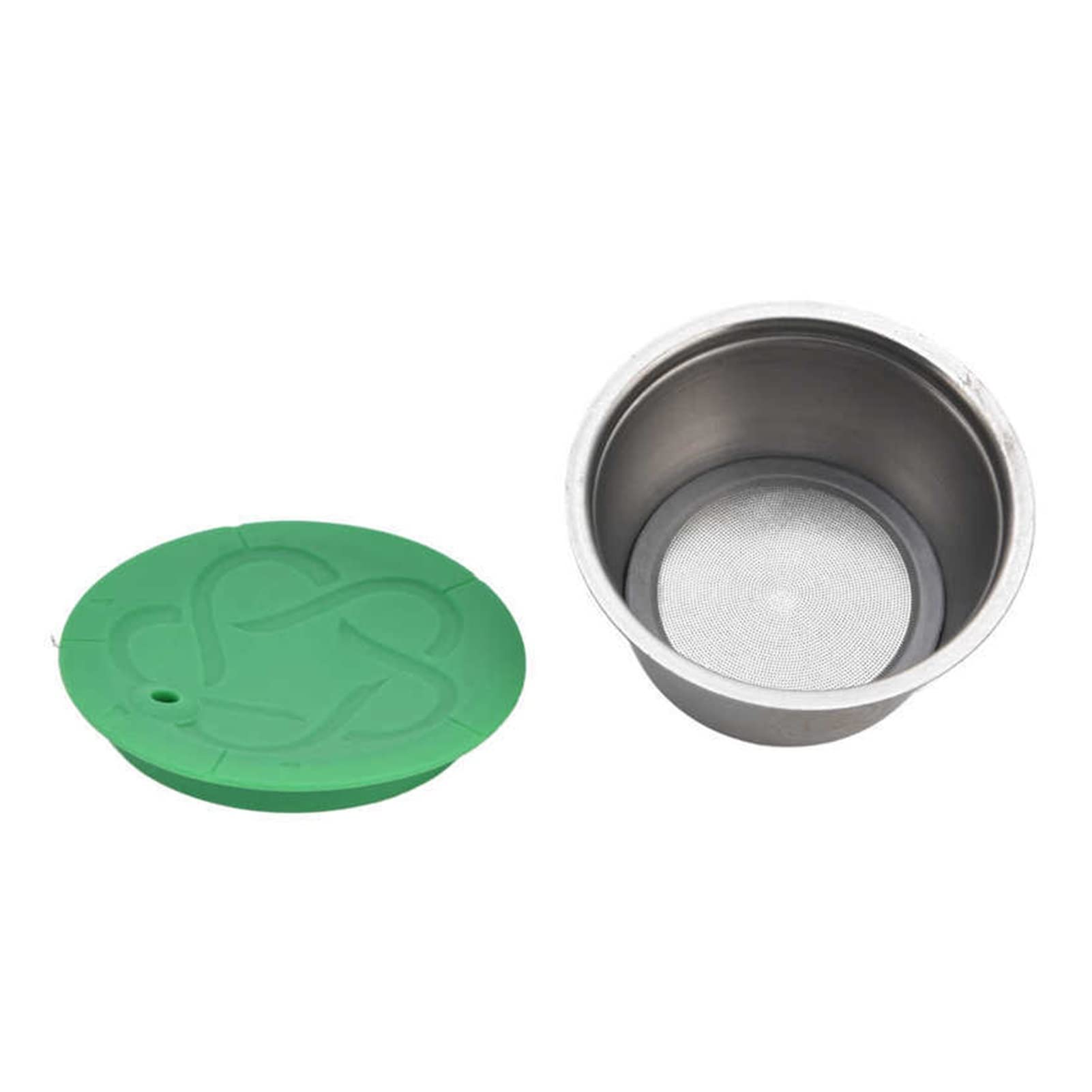 LANGshaw Copa de café Reutilizable Copa de cápsula inofensiva de Acero Inoxidable Filtro de cápsula Compatible con Accesorios de la máquina de café Dolce Gusto Leisurely