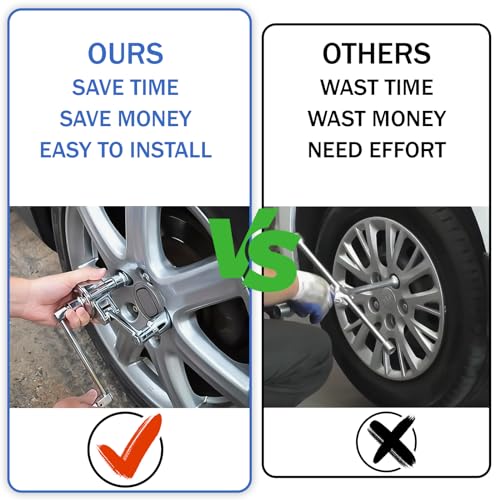 Image of Torque Multiplier Heavy Duty Torque Multiplier Wrench Set for Lug Nut Remover 1 /2 Drive 1:16 Labor Saving Wrench with 17mm /19mm /21mm Sockets