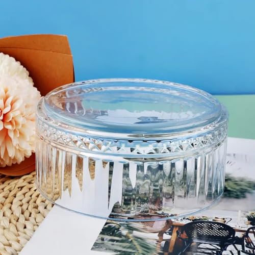 Image of PrimeWorld Elyisa Glass Bowl Set of 6 - 220ml Transparent Bowl for Kitchen & Dinner, Microwave Safe Snack & Dessert Bowls with Gift Box, Perfect for Gifting, Dry Fruits Bowl.