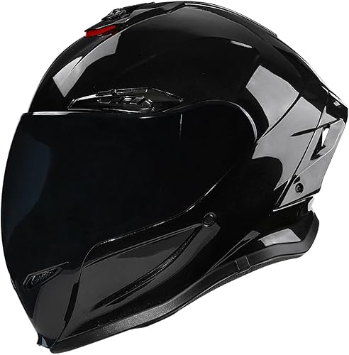 Miniatura 4 de Casco integral para motocicleta, casco de moto para adultos, hombres y mujeres, carreras de calle, ciclomotor, aprobado por DOT