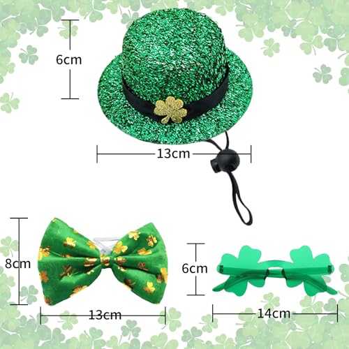 Disfraz Leprechaun de San Patricio para Perros y Gatos miniatura 2