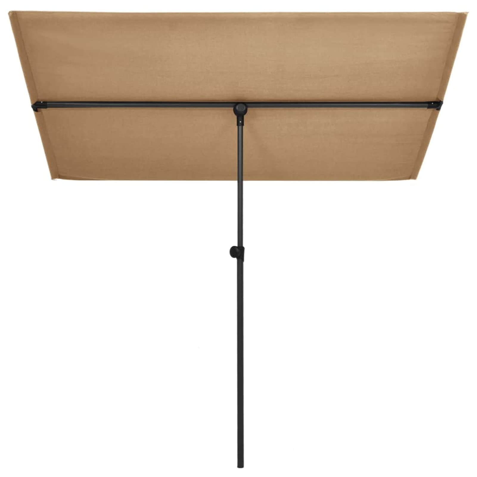Homgoday Sombrilla de jardín con Palo de Aluminio Tape 180x110 cm Sombrilla de Jardín,Protección UV Sombrilla Jardín Grande Orientable Jardín Parasol Balcón
