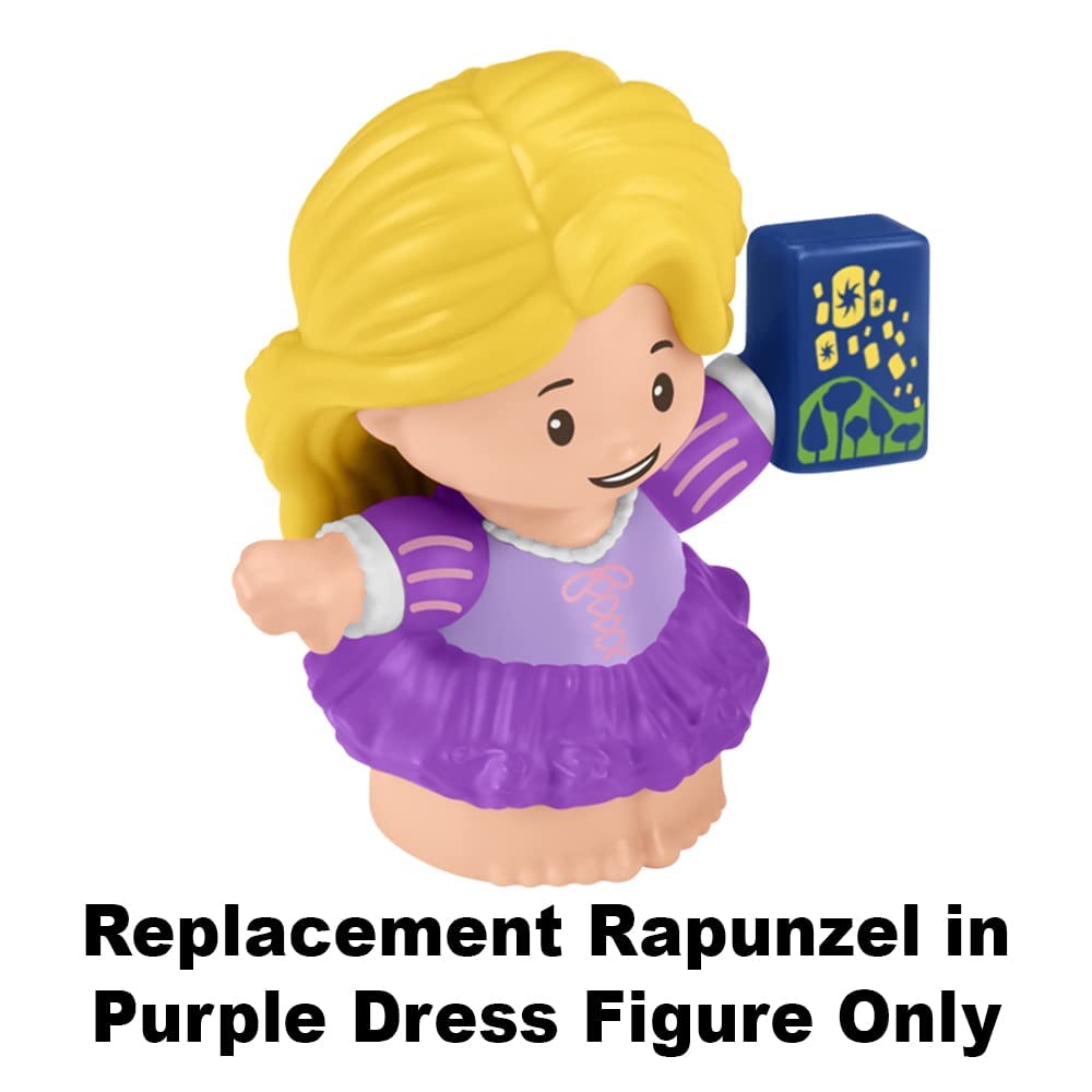 Ersatzteil für Fisher-Price Little People Princess Figure Pack - GKG98 ~ Ersatz-Rapunzel-Figur im lila Kleid