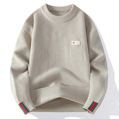 Pull hiver chaud homme tricot élégant et confortable grande taille