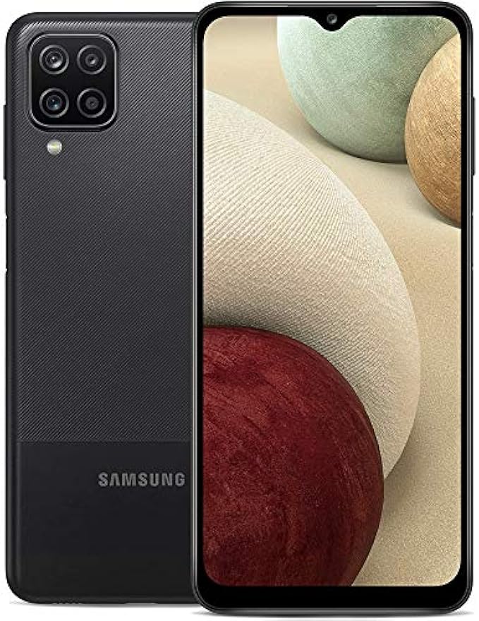 Samsung Galaxy A12 (32GB, 3GB) 6.5" HD+, Android 11, 5000mAh Battery, 4G Volte T-Mobile Unlocked A125U (w/ 64GB SD, Black)