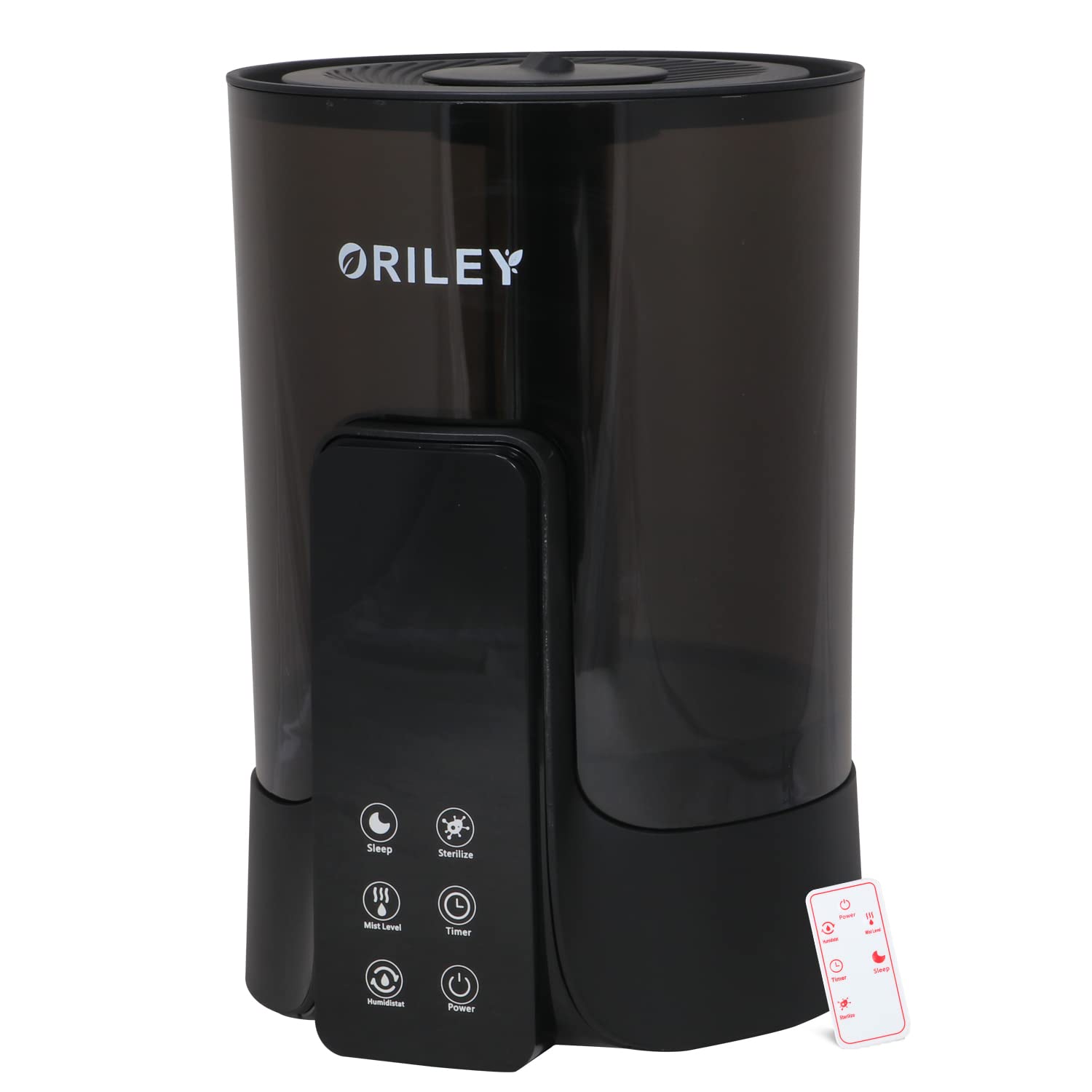 ORILEY 2113 Ultrasonic Cool Mist Humidifier with Remote Control and Digital LED Display for Dryness, Cold and Cough, for Home Office Adults and Baby Bedroom (5.5L, 22W, Black)