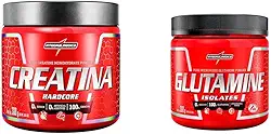 Kit Integralmédica - Creatina 300G Monohidratada 100% Pura Branco + Glutamine Natural 300g