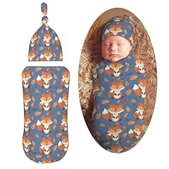 Fall Cute Cartoon Fox Leaves