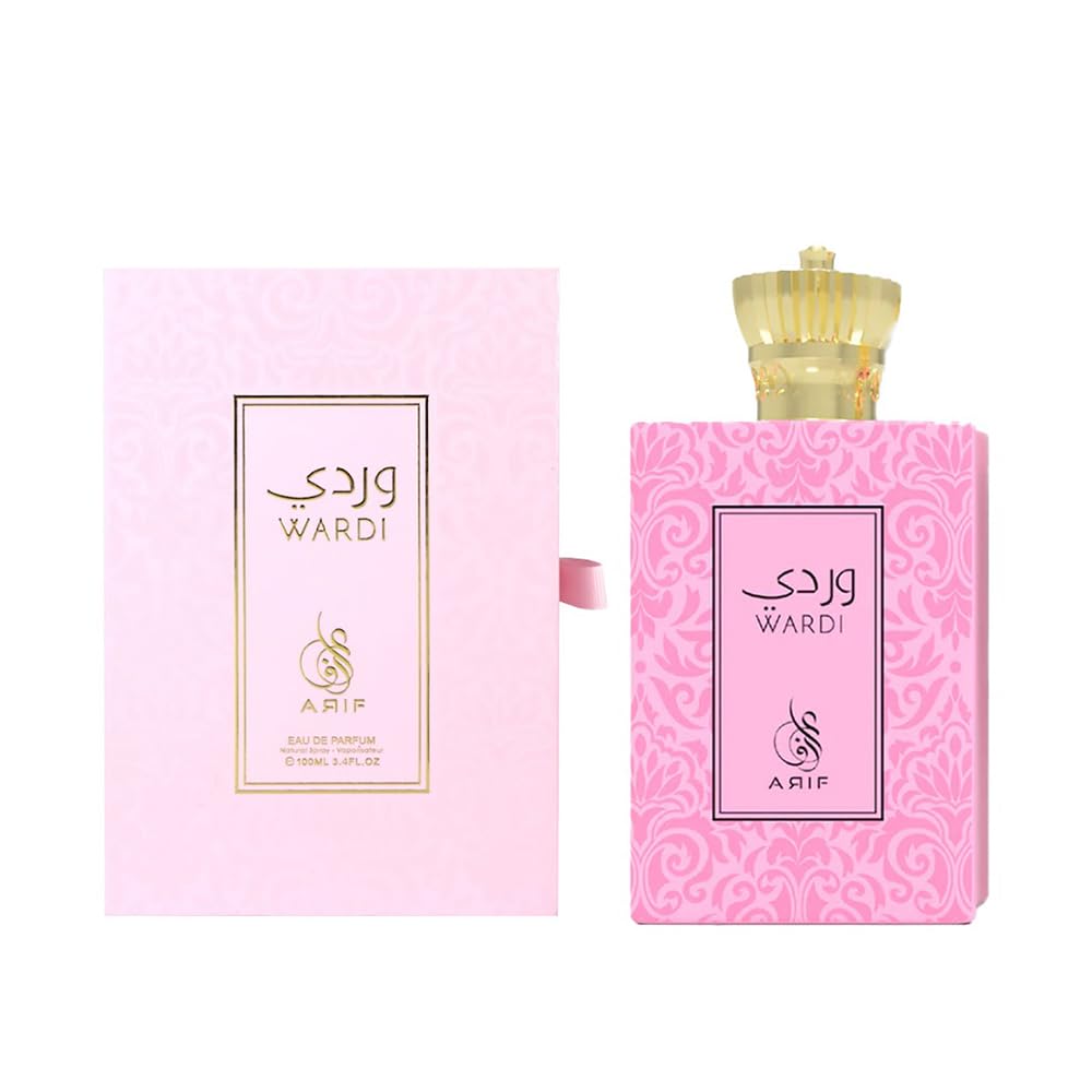 ARIF Wardi Perfumes – Premium Vanilla Oriental Eau de Parfum for Women – Long-Lasting Fragrance with Clementine, Magnolia, Peony, White Musk & Vanilla – 3.4 oz