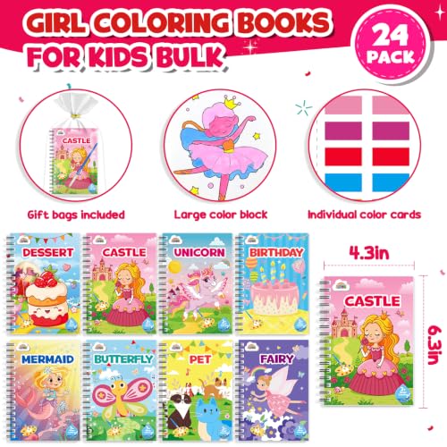 Image of ZMLM 24 Pack Coloring Books - Birthday Party Favors for Kids 4-8 Craft Gift