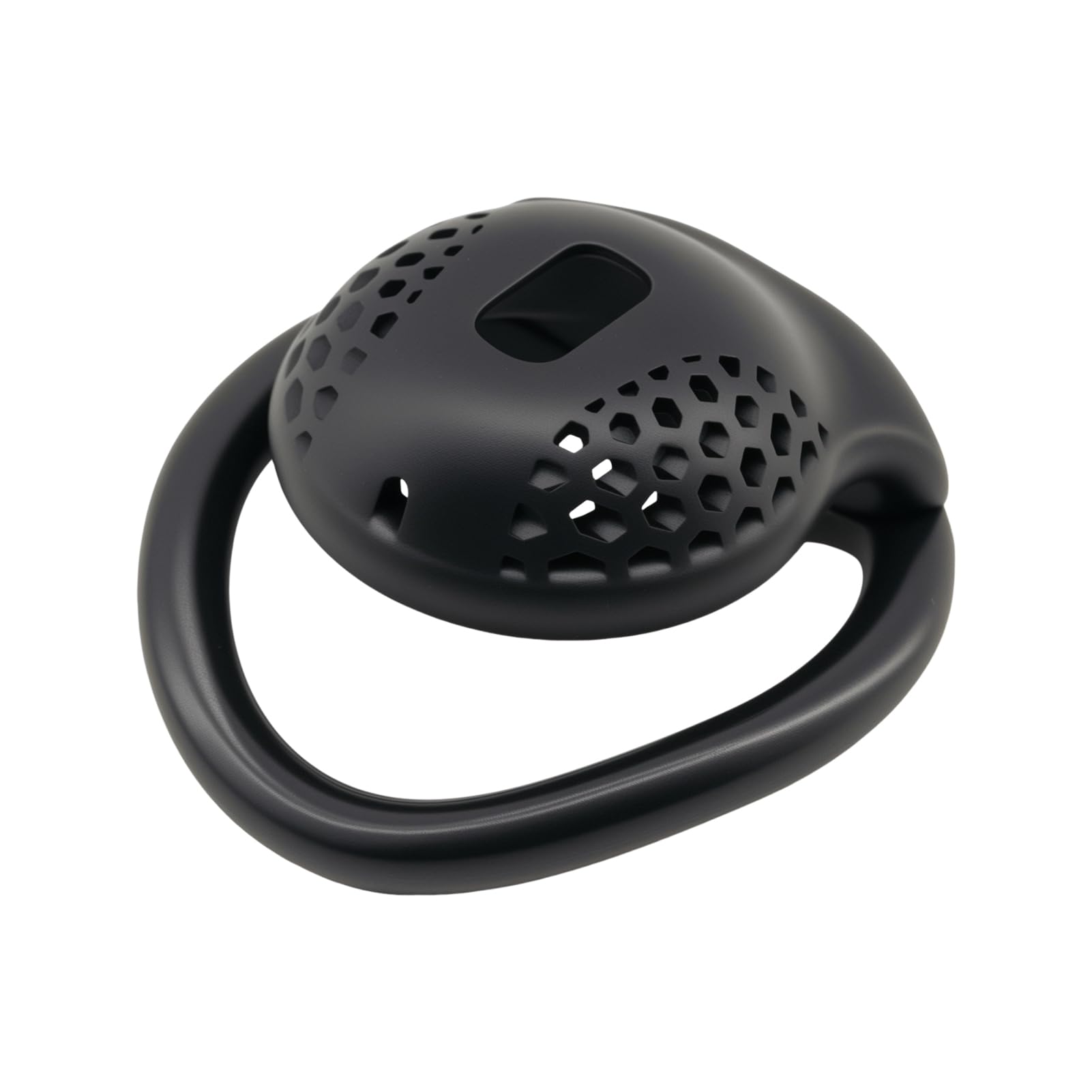 Honeycomb Mesh Chastity Device with Large Urinal Opening Sissy Chastity Cage Invisible Locking for Male Penis Bondage and Concealment (Black)