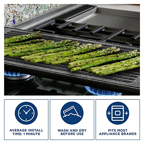 Image of Reversible Cast Iron Griddle /Grill Combo