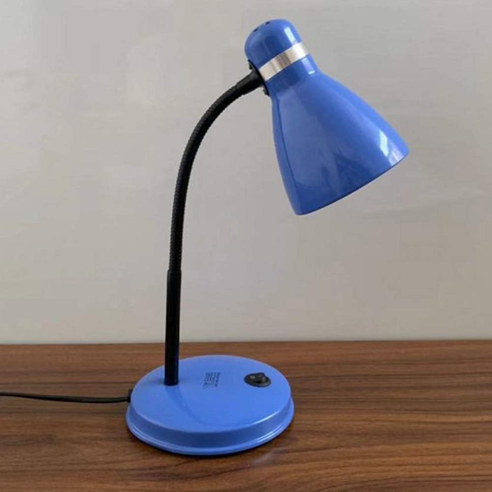 Lampa Biurkowa, Lampa Stołowa E27, Lampka Do Czytania Z Wszechstronną Elastyczną Szyjką, Lampka Nocna Na Biurko Z Przełącznikiem Na Podstawie Na Powrót Do Szkoły, Czytan, White