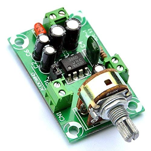 Electronics-Salon Audio Verstärker Modul NJM386D/LM386 – Batteriebetrieben, Mono