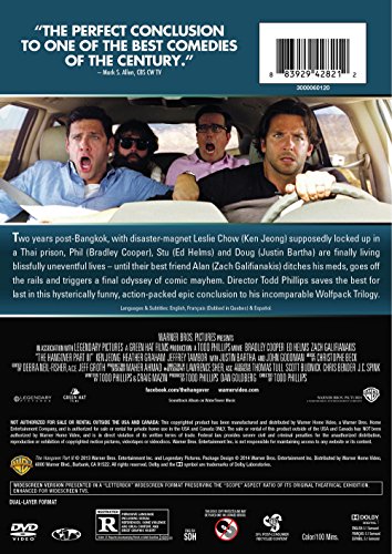 The Hangover Part III DVD importación USA película de comedia original 4