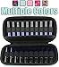 20 Bottle Essential Oil Carrying Case Premium Hard Shell Protection for up to 20 Bottles – Perfect for Roller and Standard Bottles 5ml to 10ml – Great for Travel (Teal Suede)
