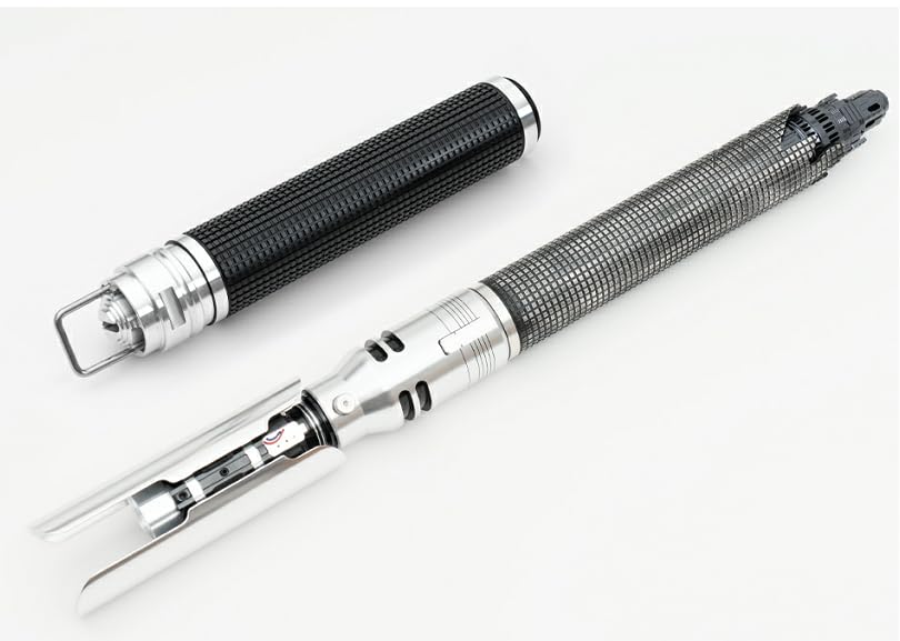 LIHTJOYFUN Kal Cestis Style Lightsaber,Pixel Lightsaber,Motion Control 49 Sets Sound Effects and 19 Colors, Smooth Swing Metal Handle Light Saber(Kal 113cm)