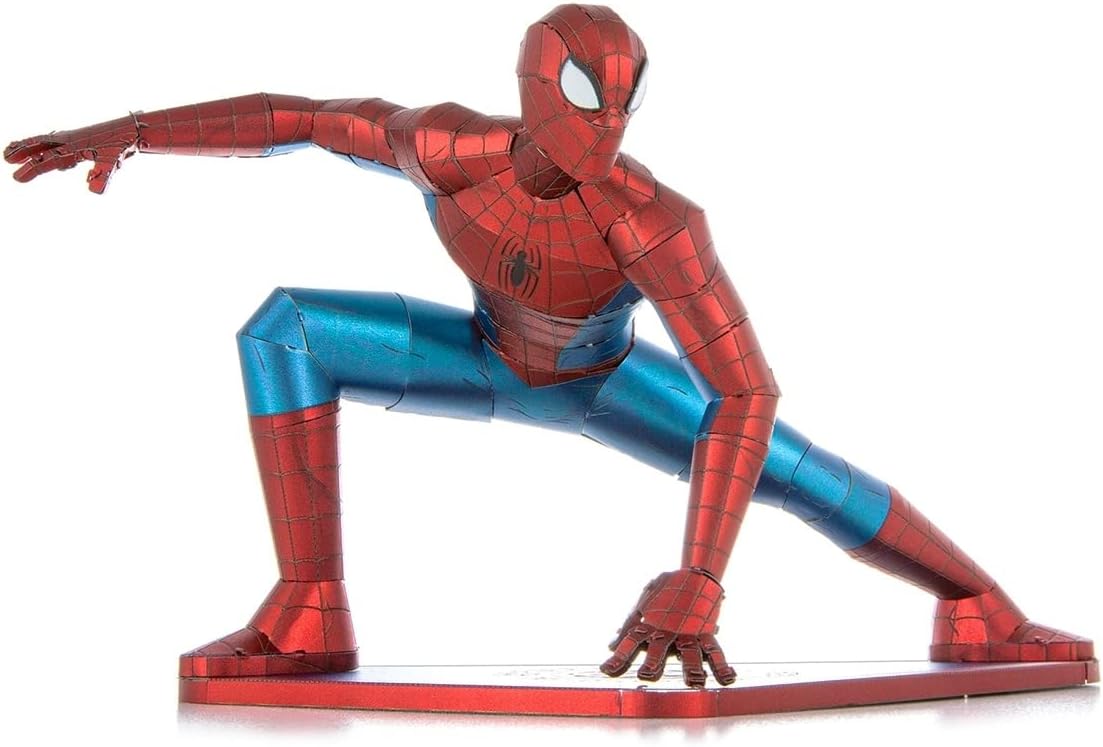 Metal Earth 3D Puzzle Spider Man Metal Marvel Puzzle Building Moderate Level 16.2 x 7 x 9 cm