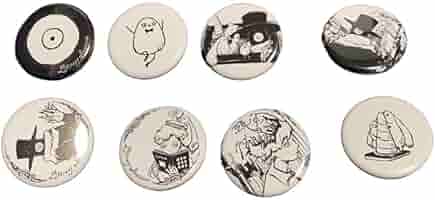 Amazon | はらぺこ商店 Eve 缶バッジ 8種類セット 歌い手 | バッジ