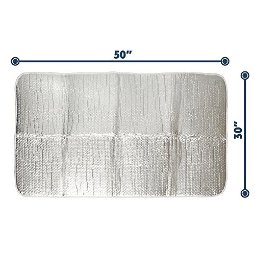 Dumble Rv Door Window Shade Rv Skylight Cover, 50In X 30In Rv Window Insulation Rv Skylight Shade Reflective Shield #TOP4