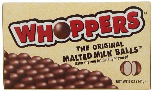 Whoppers Malted Milk Balls, 5-Ounce Box (Pack of 4)
