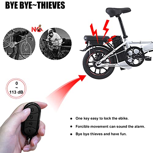 PASELEC Electric Bike for Adults and Teenagers,14Inch Folding Electric