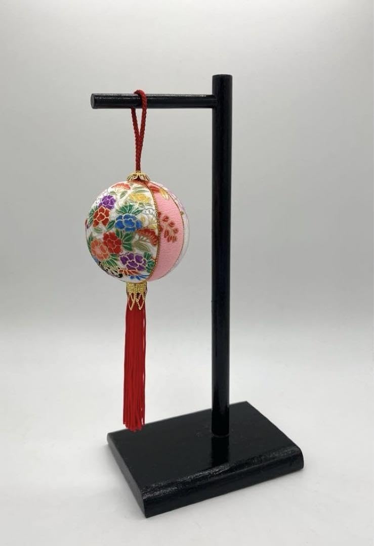 Amazon | 木目込みまり 吊るし飾り 6センチ玉1個009 吊るし台