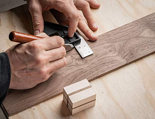 Clarke Brothers Marking Knife and Real Leather sheath – Wood Marking Gauge – Premium Woodworking Tool with High Carbon Steel Blade – Quality with Sharp Blade – Beautiful Wooden Handle - Image 5