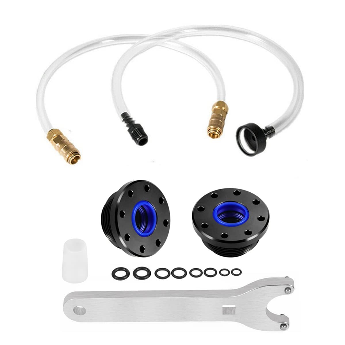 Buy Ntcpefy HS5157 Front Hydraulic Steering Cylinder Seal Kit & Bleed