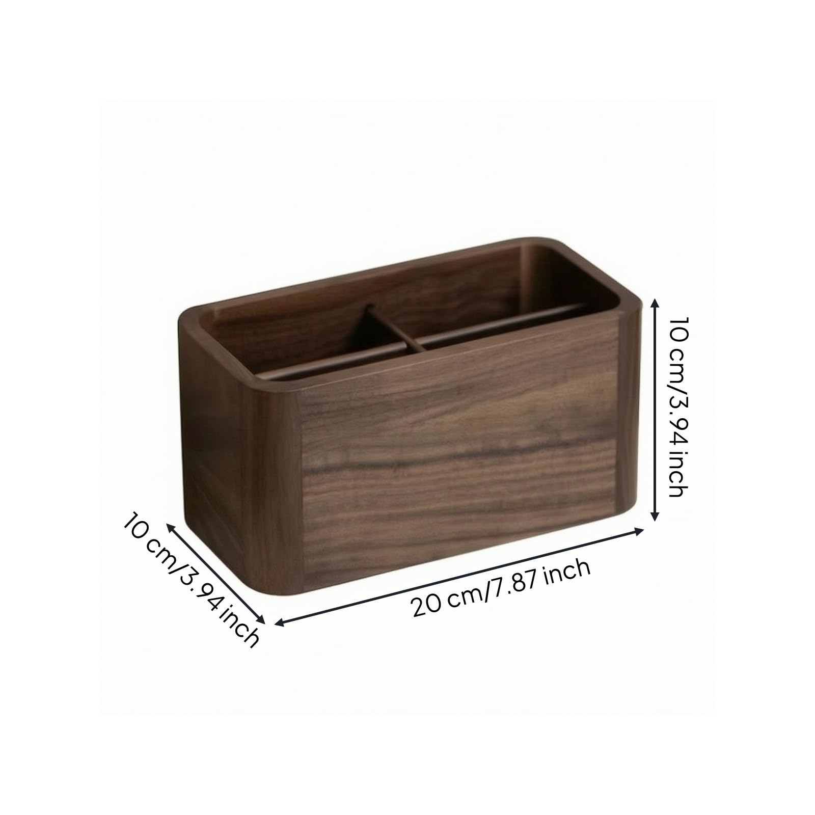 Portapenne da Scrivania Organizer Ufficio Cassetta Portaoggetti Contenitore con Scomparti Pannelli Divisori per, 4 Scomparti, style to 4
