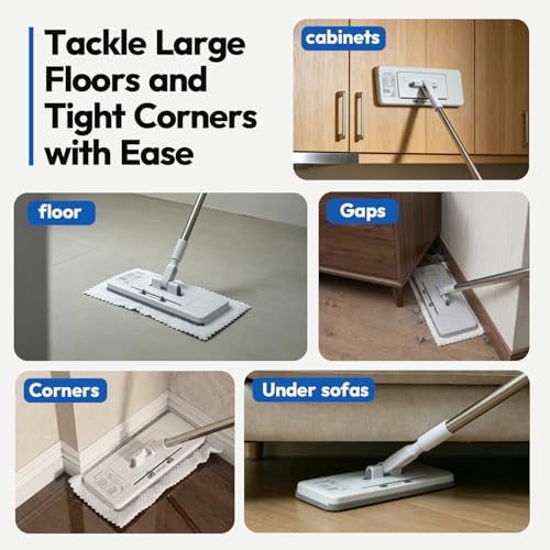 SOPAMI 2-in-1 Snap Grip Mini Mop, No-Touch Wet & Dry Clip Mop by SOPAMI - Used condition - Image 6