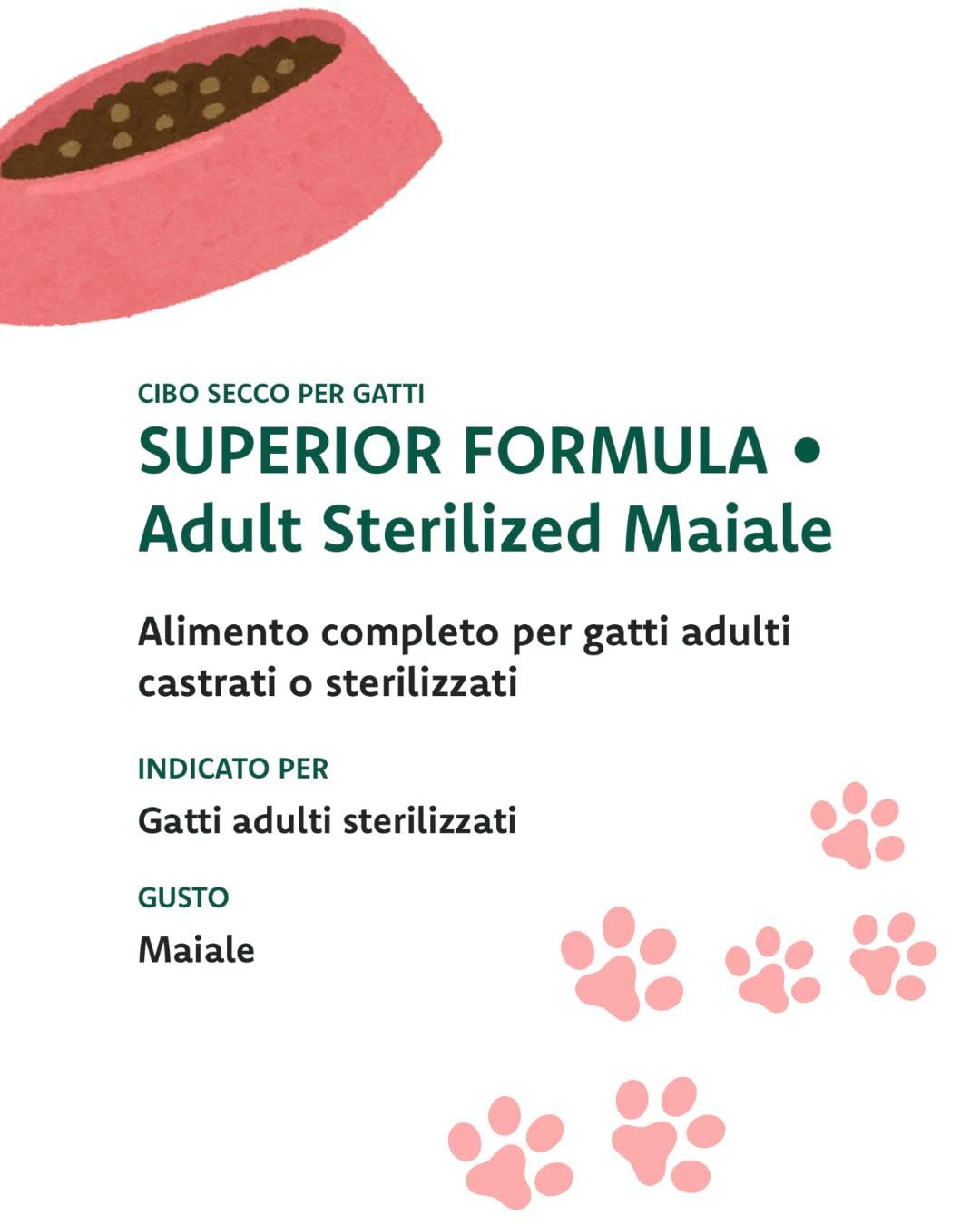 Oasy Gato adulto esterilizado cerdo 1,5 kg, alimento seco para gatos adultos de todas las tallas y razas, pienso de 1,5 kg
