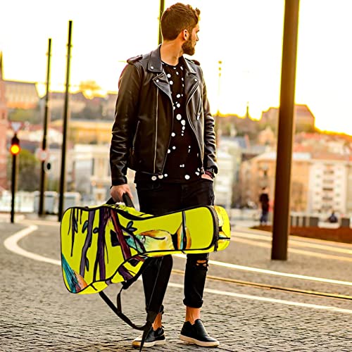 Housse imperméable pour guitare acoustique avec double bandoulière et poche Motif citron jaune, Multicolore 10., 42.9×16… - Les Beatles, Paul McCartney, John Lennon, RIngo Starr, George Harrison Housse imperméable pour guitare acoustique avec double bandoulière et poche Motif citron jaune, Multicolore 10., 42.9x16… – Image 7