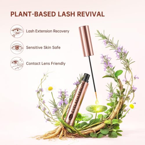 Image of Eyelash Primer for Lashes & Brows - Peptide Lash & Brow Enhancer - Lightweight Vegan Formula for Mascara Base