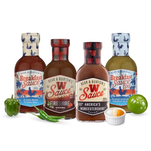 Bear &amp; Burton's Sauce Pack - Original, Fireshire, Breakfast &amp; Breakfast Too