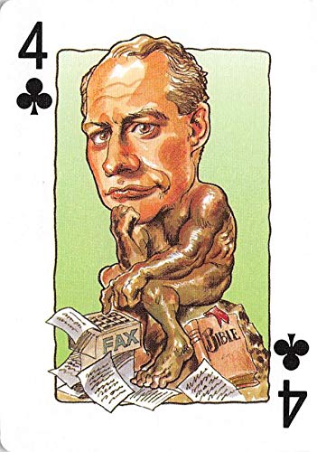 William Kristol trading card (The Weekly Standard, Neoconservative Political Analyst) 1996 Politicards Illustrations #4C