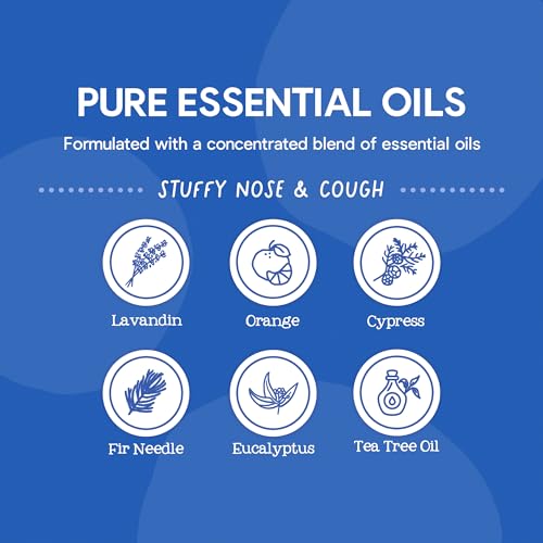 Oilogic Stuffy Nose & Cough Essential Oil Vapor Bath for Babies & Toddlers - Gentle Baby Bath Essentials – Pediatrician-Tested & Safe for Babies, 12.9 Fl Oz - Image 5