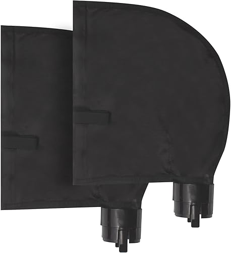 UCEDER Bolsa de repuesto negra para limpieza de piscinas, bolsa de filtro de residuos de nailon con cierre de velcro compatible con limpiador de