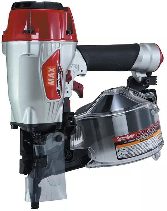 Max CN565S2, cloueur pneumatique, pointes en rouleaux, bardage ossature bois