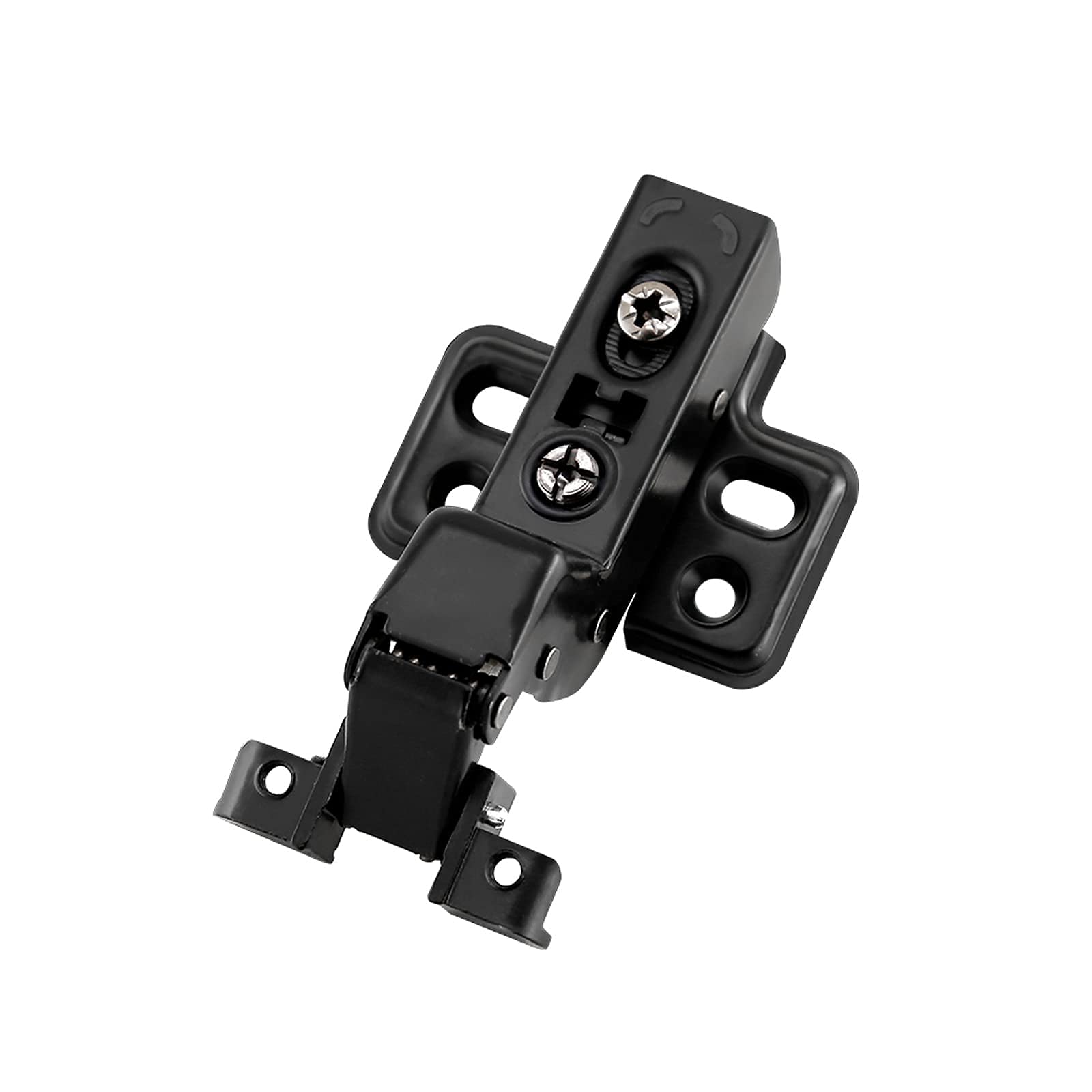 Hinge, Door Hinges Cold Rolled Tempered Glass Display Cabinet Hydraulic Damping Buffer Closer(A)